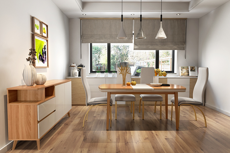 北欧实木与家电融合 打造自然与科技交织的现代家居